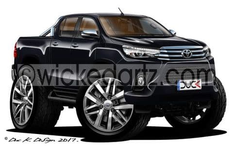 Toyota Hi-Lux 2016+ Black DK (Items from £9.50)