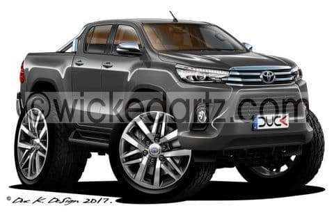 Toyota Hi-Lux 2016+ Grey DK (Items from £9.50)
