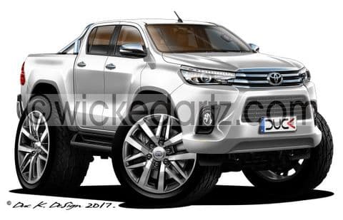 Toyota Hi-Lux 2016+ White DK (Items from £9.50)