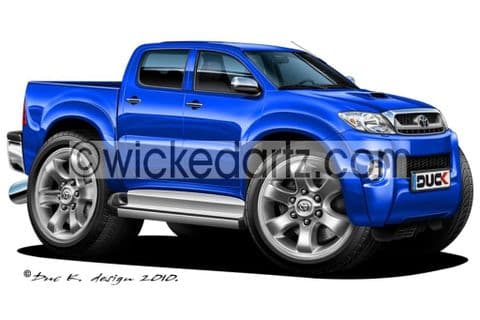 Toyota Hi-Lux Blue DK (Items from £9.50)