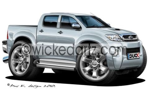 Toyota Hi-Lux Silver DK (Items from £9.50)