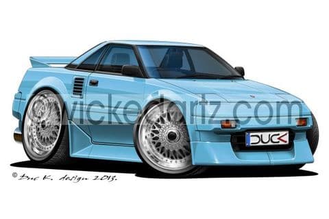 Toyota MR2 MK1 Blue DK (Items from £9.50)