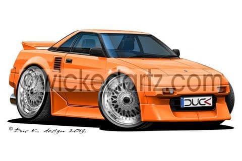 Toyota MR2 MK1 Orange DK (Items from £9.50)