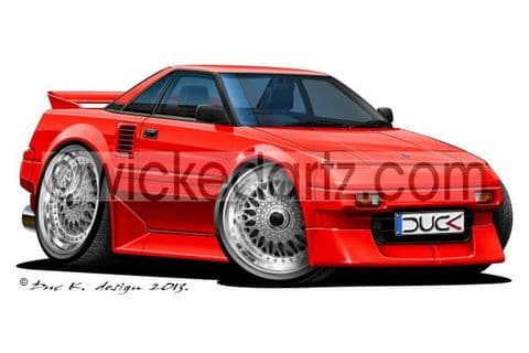 Toyota MR2 MK1 Red DK (Items from £9.50)