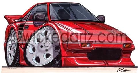Toyota MR2 MK1 Red (Items from £9.50)