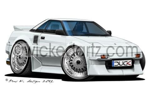 Toyota MR2 MK1 White DK (Items from £9.50)