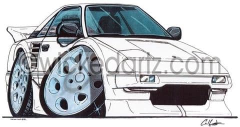 Toyota MR2 MK1 White (Items from £9.50)