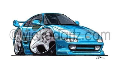 Toyota MR2 MK2 Bright Blue (Items from £9.50)