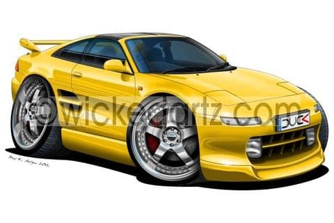Toyota MR2 MK2 Yellow DK (Items from £9.50)