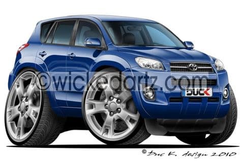 Toyota RAV 4 Blue DK (Items from £9.50)
