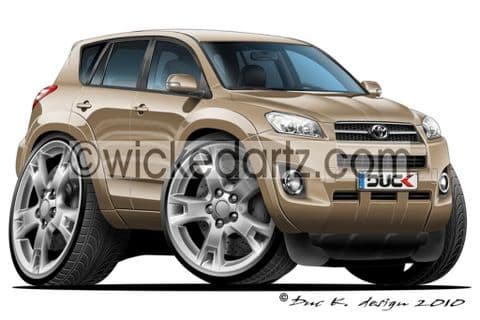 Toyota RAV 4 Brown DK (Items from £9.50)