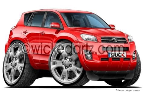 Toyota RAV 4 Red DK (Items from £9.50)
