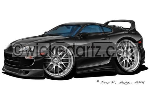 Toyota Supra MK4 Coupe Black DK (Items from £9.50)