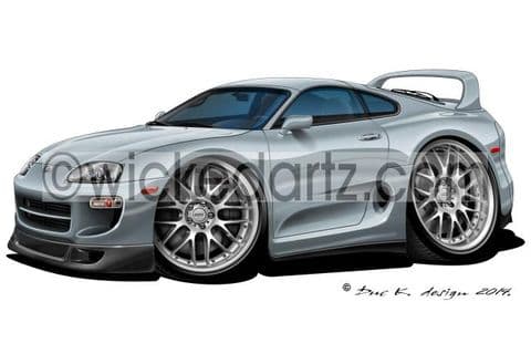Toyota Supra MK4 Coupe Grey DK (Items from £9.50)