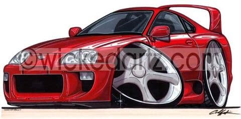 Toyota Supra Turbo Red (Items from £9.50)