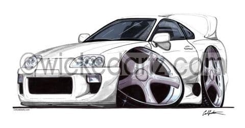 Toyota Supra Turbo White (Items from £9.50)