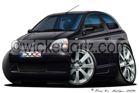Toyota Yaris MK1 Black DK (Items from £9.50)