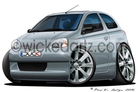 Toyota Yaris MK1 Silver DK (Items from £9.50)