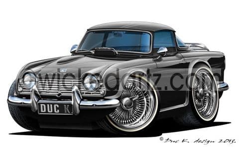 Triumph TR4 in Black DK (Items from £9.50)