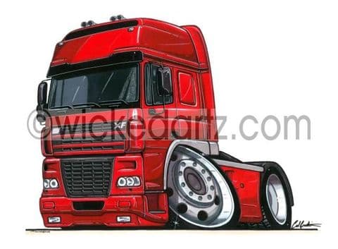 Truck DAF XF Red (Items from £9.50)