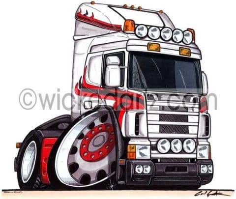 Truck Scania White (Items from £9.50)