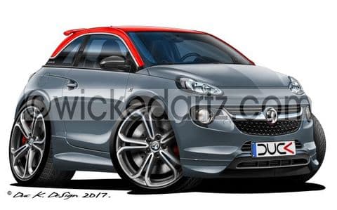 Vauxhall Adam 'City Car' Grey DK (Items from £9.50)