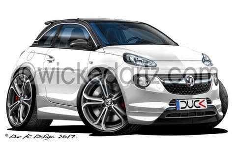 Vauxhall Adam 'City Car' White DK (Items from £9.50)
