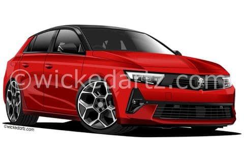 Vauxhall Astra GS 2022+ Red (Items from £9.50)