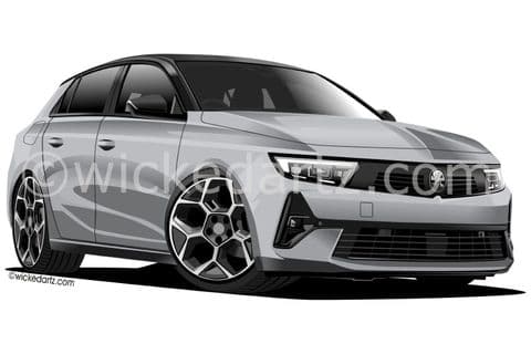 Vauxhall Astra GS 2022+ Silver (Items from £9.50)