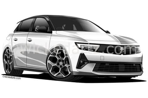 Vauxhall Astra GS 2022+ White (Items from £9.50)