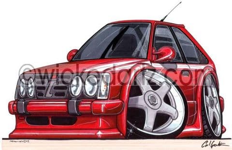 Vauxhall Astra MK1 Red (Items from £9.50)