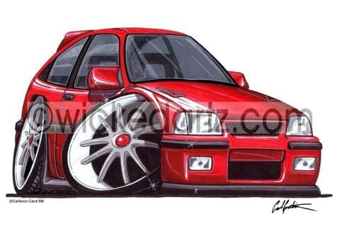 Vauxhall Astra MK2 Red (Items from £9.50)