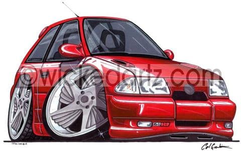 Vauxhall Astra MK3 GSi Red (Items from £9.50)