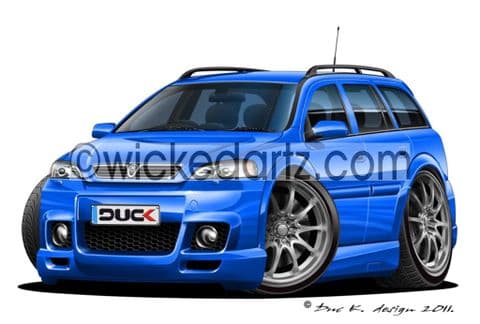 Vauxhall Astra MK4 Estate Blue DK (Items from £9.50)