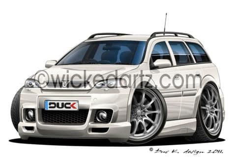 Vauxhall Astra MK4 Estate White DK (Items from £9.50)