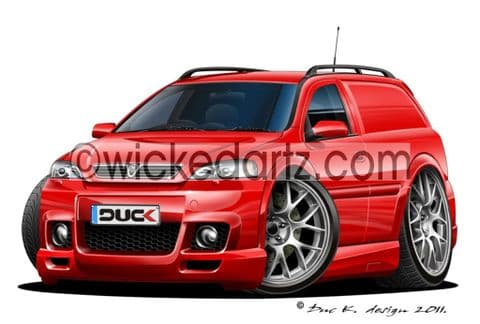 Vauxhall Astra MK4 Van Red DK (Items from £9.50)