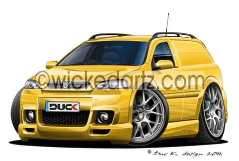 Vauxhall Astra MK4 Van Yellow DK (Items from £9.50)