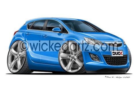 Vauxhall Astra MK6 Blue DK (Items from £9.50)