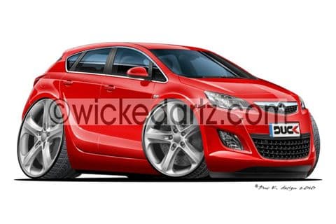 Vauxhall Astra MK6 Red DK (Items from £9.50)