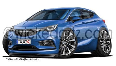 Vauxhall Astra MK7 SRi 2017+ Blue DK (Items from £9.50)