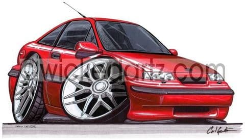 Vauxhall Calibra Red (Items from £9.50)