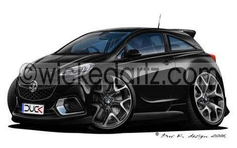 Vauxhall Corsa E MK4 VXR/SRi 2014+ Black DK (Items from £9.50)