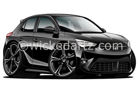 Vauxhall Corsa F 2019+ Black (Items from £9.50)