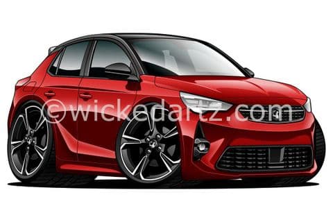 Vauxhall Corsa F 2019+ Red (Items from £9.50)