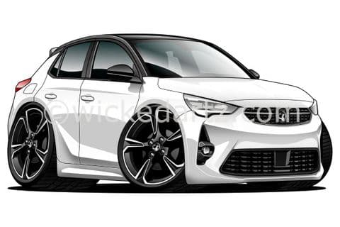 Vauxhall Corsa F 2019+ White (Items from £9.50)