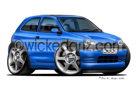 Vauxhall Corsa MK1 (Corsa B) Blue DK (Items from £9.50)