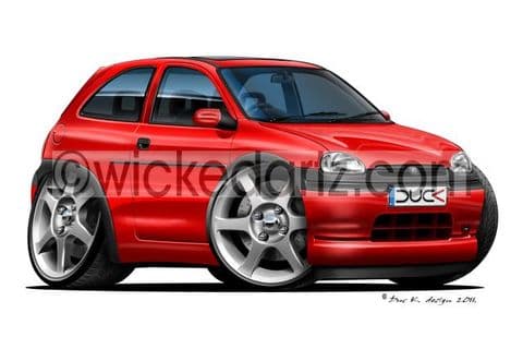 Vauxhall Corsa MK1 (Corsa B) Red DK (Items from £9.50)