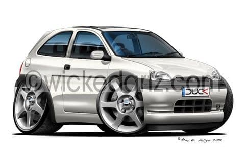 Vauxhall Corsa MK1 (Corsa B) White DK (Items from £9.50)