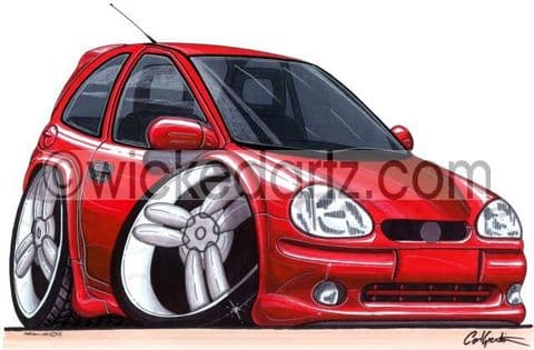 Vauxhall Corsa MK1 Red (Items from £9.50)