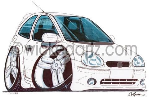 Vauxhall Corsa MK1 White (Items from £9.50)